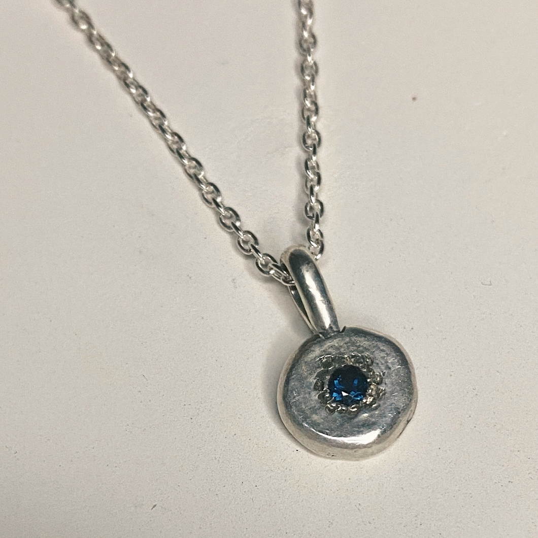 Winter Sapphire Necklace