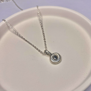 Winter Sapphire Necklace