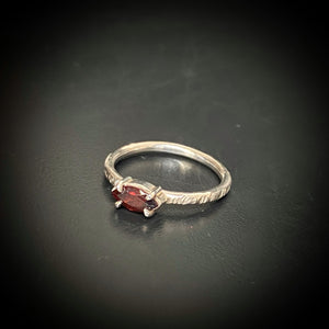 Garnet Maquise Ring