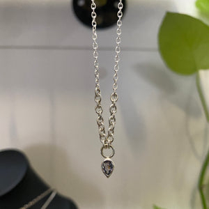 Colour Change Sapphire Necklace