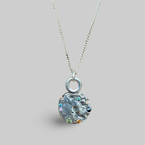 Sapphire Scatter Necklace