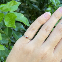 Load image into Gallery viewer, Raw Garnet Ring