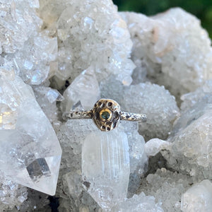 Sapphire Pebble Ring - Yellow