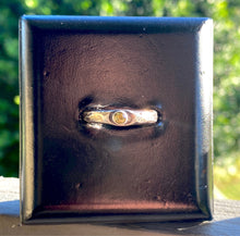 Load image into Gallery viewer, Parti Sapphire and Silver Ring